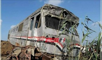 حادث تصادم قطار المنصورة – المطرية يسفر عن إصابة 14 شخص