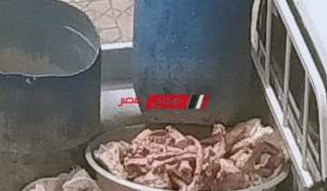 ضبط 110 كيلو من اللحوم الفاسدة خلال حملة على مرسى مطروح