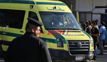 اصابه طفل في حادث سيارة نقل على طريق غيط النصارى بدمياط