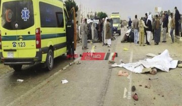 تفاصيل مصرع مواطن وإصابة 2 أخرين إثر حادث تصادم مرورى طريق بنى سويف – الفيوم