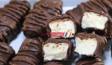 طريقة عمل حلوى الشوكولاتة بجوز الهند “باونتى” من ضمن حلويات عيد الفطر المبارك 2021 على طريقة الشيف فاطمة ابو حاتى