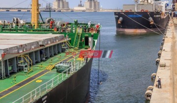 تداول 28 سفينة عبر ميناء دمياط وتصدير 3820 طن رمل