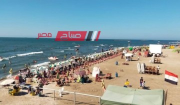 اقبال كبير على شواطئ رأس البر في ثاني ايام عيد الاضحى المبارك 2023