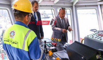 رئيس ميناء دمياط يتابع انتظام العمل ويشرف على مناورة متعددة السيناريوهات