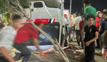 وفاة المصاب فى حادث تصادم دراجة بخارية بسيارة نقل على طريق بورسعيد بدمياط
