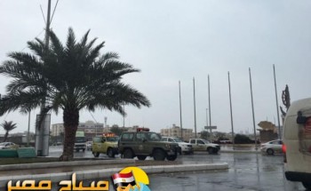 هطول أمطار غزيرة على المنطقة الشرقية بالسعودية