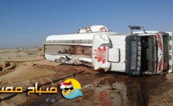 بالأسماء.. إصابة 20 عامل فى حادث انقلاب أتوبيس غرب محافظة الاسكندرية