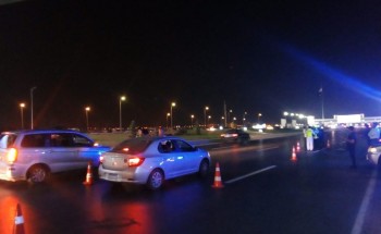 حملات مرورية بطريق الاسكندرية الصحراوي لتوعية قائدى السيارات