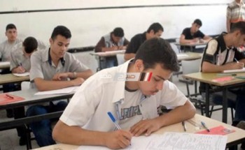جدول امتحانات الصف الثاني الثانوي محافظة كفر الشيخ منتصف العام الدراسي 2019