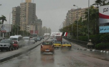بالصور استمرار هطول أمطار غزيرة على الإسكندرية الآن