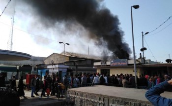 اندلاع حريق هائل بمحطة مصر وسقوط ضحايا من المواطنين (صور)