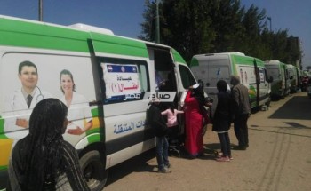 فحص 600 مواطن في القافلة الطبية الشاملة بمدينة كفر سعد بدمياط
