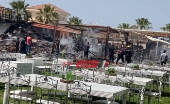 3 مليون جنية خسائر حريق 4 مطاعم بمدينة راس البر بدمياط.. صور وفيديو