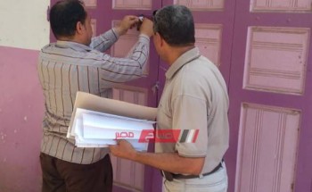 اغلاق 4 محلات تجارية غير مرخصة في حملة مكبرة بدمياط