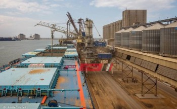 ميناء دمياط يستقبل 10 سفن و101 سيارة نقل تغادر بحمولة 5171 طن قمح