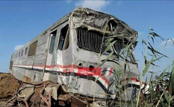 حادث تصادم قطار المنصورة – المطرية يسفر عن إصابة 14 شخص