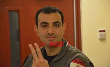 ننشر صورة المقدم طيار هشام حسني شهيد سقوط طائرة أثناء تدريبات القوات المسلحة