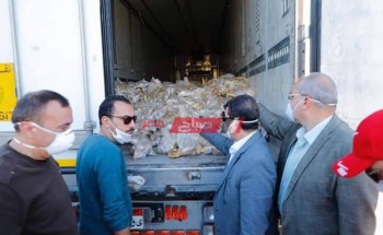 توزيع 25 طن لحوم وبطاطس من صندوق تحيا مصر لأهالي دمياط