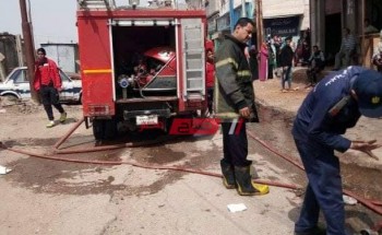 ملابسات حادث حريق دمياط دون وفيات والسبب إسطوانة غاز