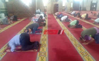 تطهير مساجد الإسكندرية وتباعد اجتماعي والتزام المواطنين بارتداء الكمامات