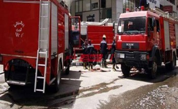 اندلاع حريق داخل محل مواد غذائية وإصابة مواطن فى الإسكندرية