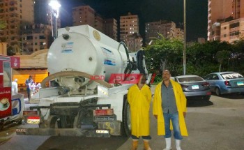 رفع درجة الاستعداد القصوى لمواجهة الأمطار المتوقعة مساءً بالإسكندرية