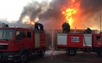ارتفاع عدد المتوفيين والمصابين فى حريق العبور لـ 35 شخصاً