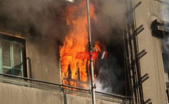 الحماية المدنية تسيطر على حريق نشب داخل منزل فى المنيا