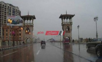 طقس الإسكندرية الآن: انخفاض تدريجي في درجات الحرارة وتساقط أمطار خفيفة