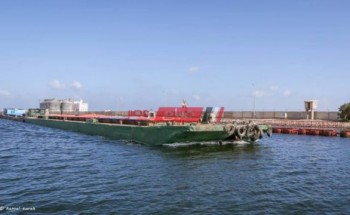 تصدير 3300 طن رمل عبر ميناء دمياط والتعامل مع 24 سفينة خلال الساعات الأخيرة