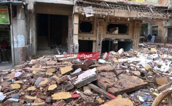 محافظة الإسكندرية: إزالة 5 أدوار من عقار كرموز المائل
