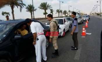 حملات أمنية مكبرة على الطرق تسفر عن ضبط 63 سائق من متعاطى المواد المخدرة