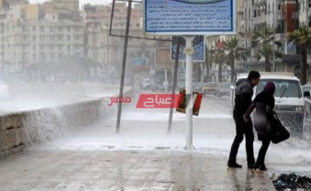 أمطار غزيرة ورياح شديدة تضرب الإسكندرية الآن وانخفاض حاد في درجات الحرارة