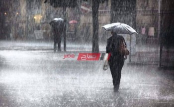 هطول أمطار غزيرة اليوم علي العديد من المحافظات بسبب منخفض جوي علي البحر الأبيض المتوسط