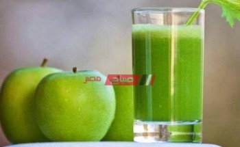 طريقة عمل مشروب التفاح الاخضر لسد الشهية وحرق الدهون
