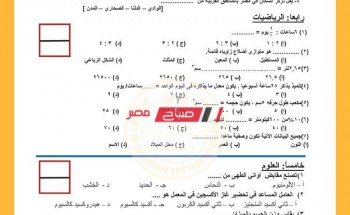 منصة التعليم المصري تحميل النماذج الاسترشادية للصف السادس الابتدائي بالحل وزارة التربية والتعليم