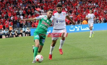 نتيجة وملخص مباراة الوداد الرياضي والرجاء الرياضي الدوري المغربي