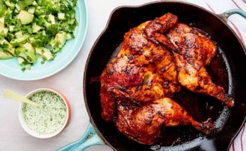 طريقة عمل دجاج مشوي بالحليب الرايب لوجبة رئيسية في رمضان 2021