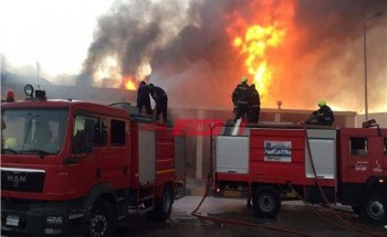 الحماية المدنية تسيطر على حريق بجوار محول كهرباء داخل مستشفى بشبيش المركزي