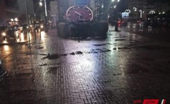 حملات مكبرة في دمياط لتطهير بالوعات الأمطار استعدادا لموسم شتاء 2023
