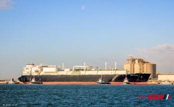 ميناء دمياط يعلن تصدير 70 الف طن غاز مسال عبر الناقلة METHANE MICKIE HARPER