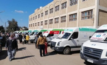 قافلة طبية بقرية ابو سعادة في دمياط تفحص 1107 مواطن خلال 48 ساعة