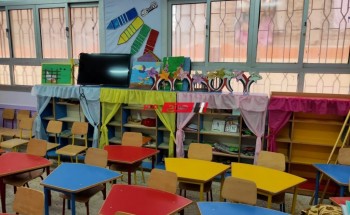 بالصور مدارس دمياط تستعد لبداية الفصل الدراسي الثاني 2022