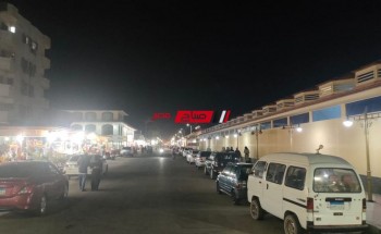 حملات متواصلة لازالة اشغالات شارع النيل ومنطقة السوق الحضاري في رأس البر