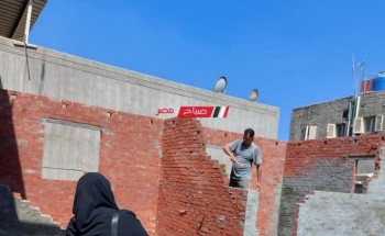 حملة مكبرة للتصدى لمخالفات بناء بدون ترخيص بقرية الغنيميه في دمياط