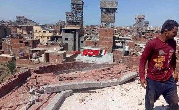 شن حملة مكبرة لإزالة حالة تعدي لبناء طابق مخالف في مهد دمياط