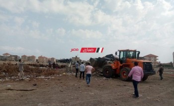 حملة مكبرة في رأس البر للتصدي لمخلفات الامتداد العمراني وإزالة عشش العرب