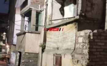 إنهيار أجزاء من عقار بحي الجمرك في محافظة الإسكندرية