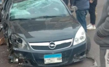 بسبب السرعة الزائدة.. إصابة مواطن في حادث تصادم سيارة بعامود إنارة بكورنيش الإسكندرية