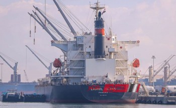 ميناء دمياط: تصدير 61 الف طن من الغاز المسال عبر الناقلة MARAN GAS EFESSOS